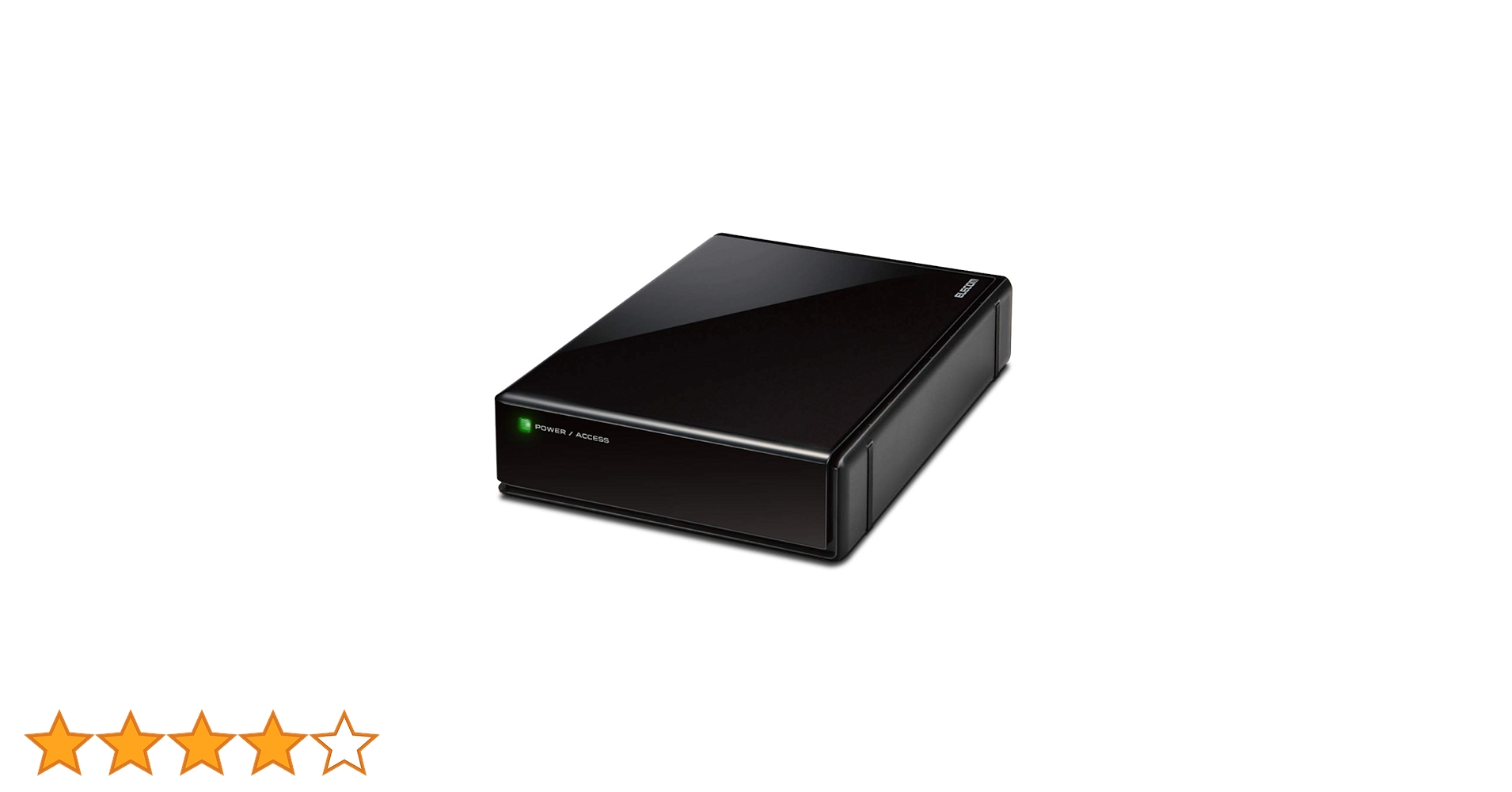 ELECOM e:DISK 4TB HDD ブラック Amazon | エレコム HDD 外付けハードディスク 4TB SeeQVault対応